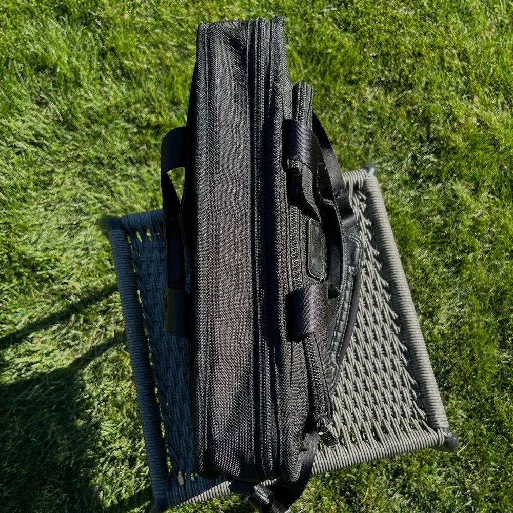 TUMI Alpha Ballistic Nylon Laptop Briefcase Trolley Sleeve 26111DH 12x17x3.5